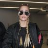 Khloe Kardashian arrive à l'aéroport de LAX à Los Angeles, le 22 janvier 2017