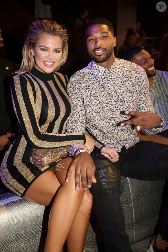 Khloe Kardashian et Tristan Thompson au club LIV à Miami, le 18 septembre 2016