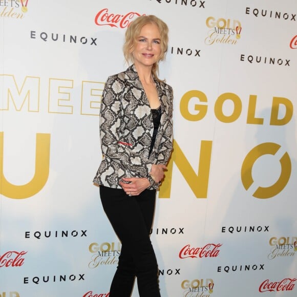 Nicole Kidman - Les célébrités arrivent à la soirée "Gold Meets Golden" au club Equinox à Los Angeles le 7 janvier 2017