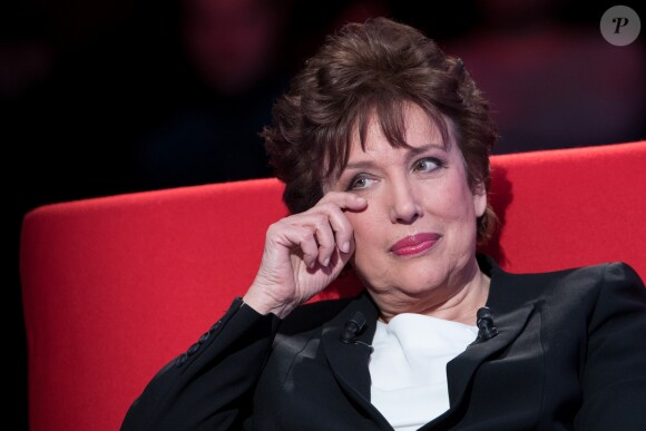 Exclusif - Enregistrement de l'émission "Le Divan" avec Roselyne Bachelot-Narquin (70 ans) en invitée et présentée par Marc-Olivier Fogiel. Le 13 janvier 2017. L'émission sera diffusée sur France 3 le 24 janvier 2017 © Cyril Moreau / Bestimage