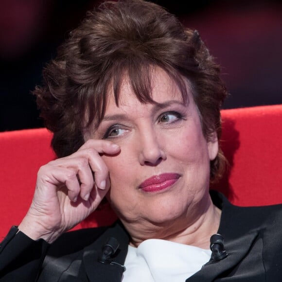 Exclusif - Enregistrement de l'émission "Le Divan" avec Roselyne Bachelot-Narquin (70 ans) en invitée et présentée par Marc-Olivier Fogiel. Le 13 janvier 2017. L'émission sera diffusée sur France 3 le 24 janvier 2017 © Cyril Moreau / Bestimage