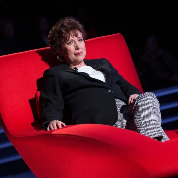 Exclusif - Enregistrement de l'émission "Le Divan" avec Roselyne Bachelot-Narquin en invitée et présentée par Marc-Olivier Fogiel. Le 13 janvier 2017. L'émission sera diffusée sur France 3 le 24 janvier 2017 © Cyril Moreau / Bestimage