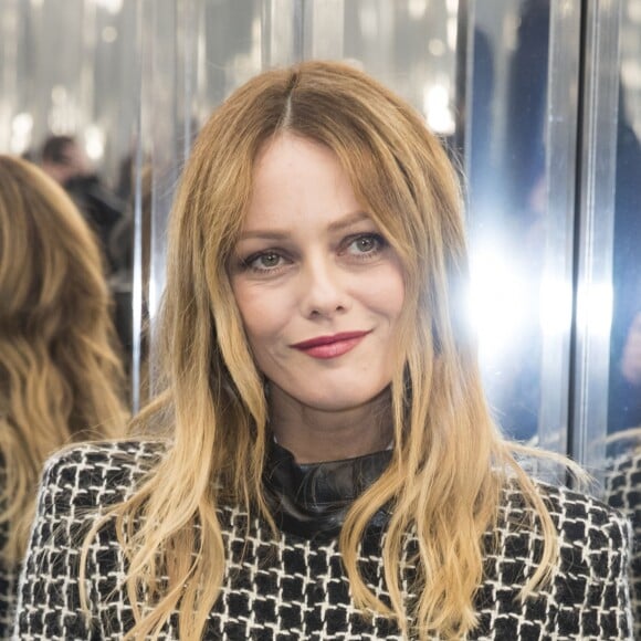 Vanessa Paradis - Défilé de mode "Chanel", collection Haute-Couture printemps-été 2017 au Grand Palais à Paris. Le 24 janvier 2017 © Olivier Borde / Bestimage