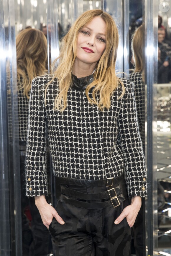 Vanessa Paradis - Défilé de mode "Chanel", collection Haute-Couture printemps-été 2017 au Grand Palais à Paris. Le 24 janvier 2017 © Olivier Borde / Bestimage