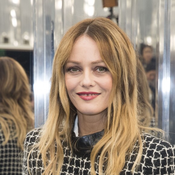 Vanessa Paradis - Défilé de mode "Chanel", collection Haute-Couture printemps-été 2017 au Grand Palais à Paris. Le 24 janvier 2017 © Olivier Borde / Bestimage