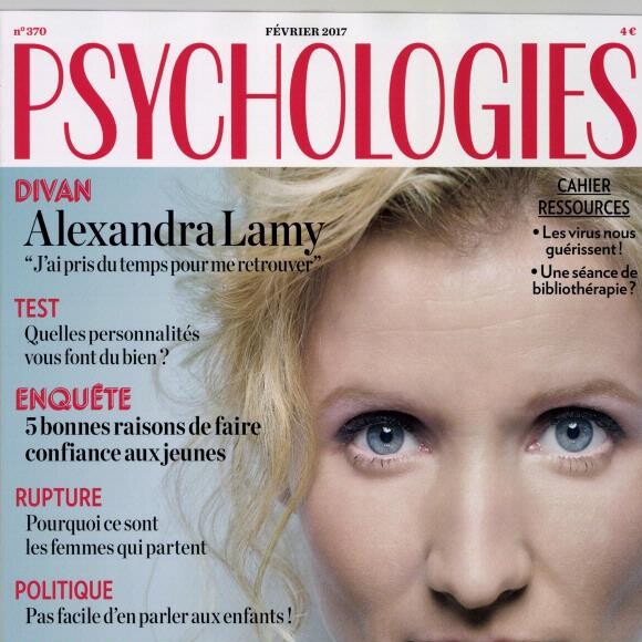 Le magazine Psychologies du mois de février 2017