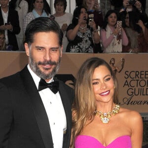 Sofia Vergara et son mari Joe Manganiello lors des 22ème "Annual Screen Actors Guild Awards" à Los Angeles. Le 30 janvier 2016