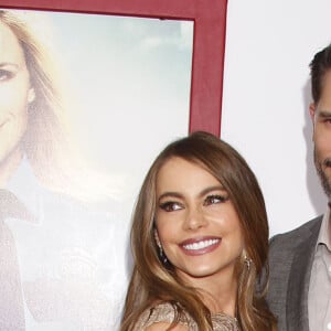 Sofia Vergara et son fiancé Joe Manganiello à la première de "Hot Pursuit" à Hollywood, le 30 avril 2015
