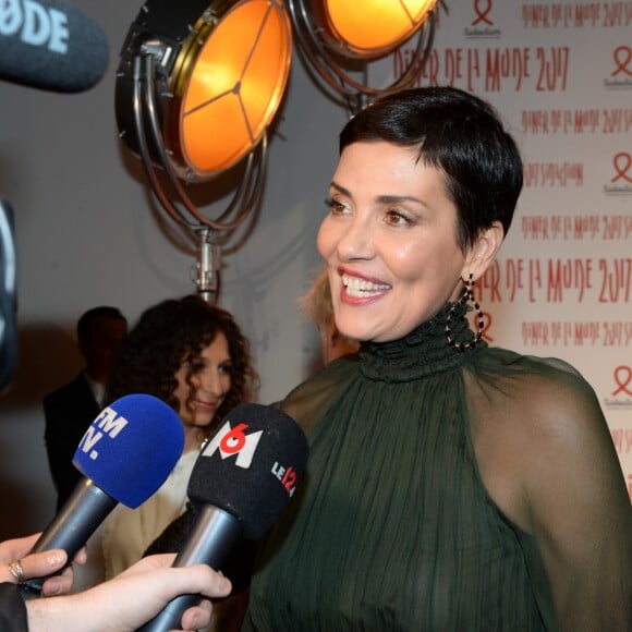 Cristina Córdula à la 15ème édition du "Dîner de la mode du Sidaction" au Grand Palais à Paris, le 26 janvier 2016. © Rachid Bellack/Bestimage