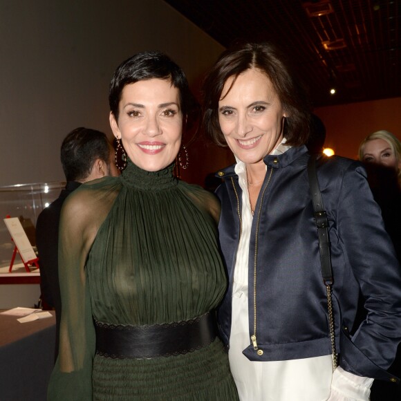 Cristina Córdula et Inès de la Fressange à la 15ème édition du "Dîner de la mode du Sidaction" au Grand Palais à Paris, le 26 janvier 2016. © Rachid Bellack/Bestimage