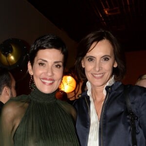 Cristina Córdula et Inès de la Fressange à la 15ème édition du "Dîner de la mode du Sidaction" au Grand Palais à Paris, le 26 janvier 2016. © Rachid Bellack/Bestimage