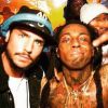 Rodolphe, candidat anonyme des "Anges 9" pose avec Lil Wayne lors d'une soirée à Dubaï, Instagram, 2016