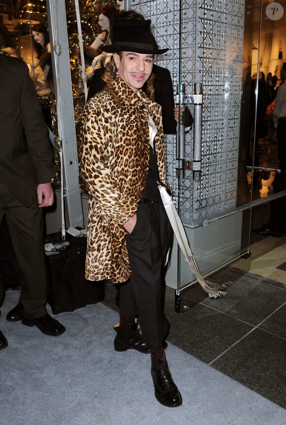 John Galliano à New York en décembre 2010.