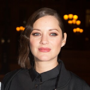 Marion Cotillard enceinte - Arrivées à la soirée des Révélations César 2017 dans les Salons Chaumet à Paris le 16 janvier 2017.