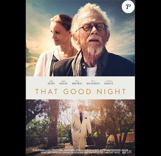 John Hurt incarne dans That Good Night, d'Eric Styles, un scénariste septuagénaire qui n'a plus beaucoup de temps à vivre et l'emploie à recoller les morceaux avec son fils. Le film, attendu sur les écrans en 2017, fait tristement écho au cancer qui a emporté l'acteur britannique, le 25 janvier 2017 à 77 ans.