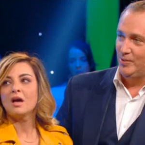 Priscilla terrifiée dans "Stars sous hypnose" sur TF1 le 28 janvier 2017.