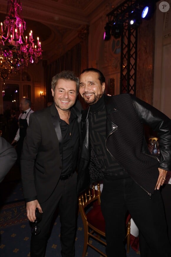 Jérôme Anthony et Leroy Gomez - Dîner de gala de l'association "Enfant Star & Match" à l'hôtel Carlton à Cannes, le 28 janvier 2017.