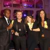 Yannick, Jérôme Anthony, Léa François, Nathalie Marquay-Pernaut - Dîner de gala de l'association "Enfant Star & Match" à l'hôtel Carlton à Cannes, le 28 janvier 2017.