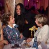 Annie Cordy, à gauche, et Nathalie Marquay-Pernaut - Dîner de gala de l'association "Enfant Star & Match" à l'hôtel Carlton à Cannes, le 28 janvier 2017. © Bruno Bebert/Bestimage