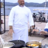 Philippe Etchebest et Carl - "Top Chef 2017" sur M6. Le 1er février 2017.