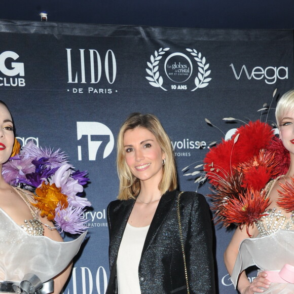 Alexandra Rosenfeld à la 10ème cérémonie des Globes de Cristal au Lido à Paris, le 13 avril 2015.