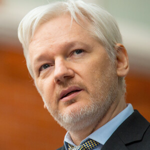 Julian Assange, le fondateur de WikiLeaks, à Londres en février 2016