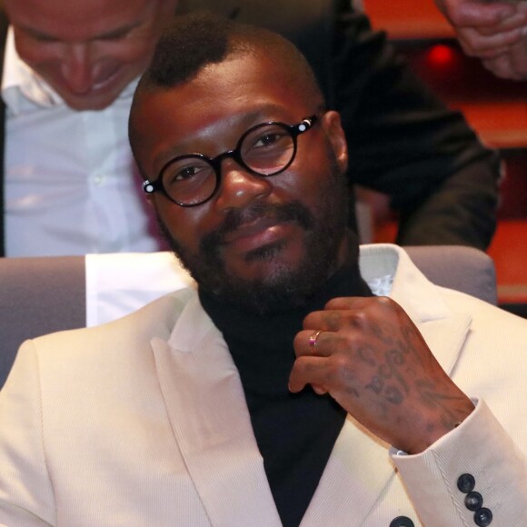 Djibril Cissé - Cérémonie des Sportel Awards qui récompense les plus vidéos de sport et les plus beaux ouvrages illustrés par le sport, à Monaco, le 25 octobre 2016. © Claudia Albuquerque