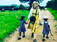 Madonna maman : La star présente les jumelles qu'elle a adoptées au Malawi