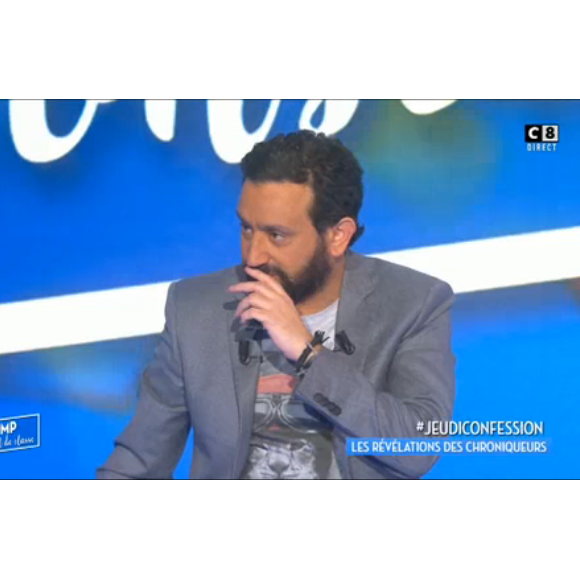 Cyril Hanouna dans "Touche pas à mon poste", le 9 février 2017 sur C8.