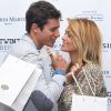 Exclusif - Caroline Receveur et son fiancé Valentin Lucas - Inauguration du Chess Hotel au 6 Rue du Helder en partenariat avec Crush Magazine à Paris, le 10 octobre 2014.
