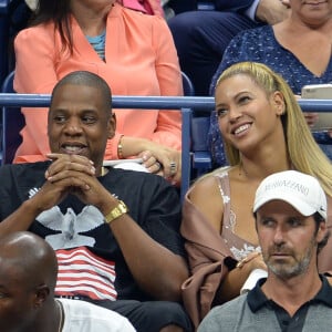 Beyoncé et son mari Jay Z pendant l'US Open 2016 au USTA Billie Jean King National Tennis Center à Flushing Meadow, New York City, New York, Etats-Unis, le 1er Septembre 2016.