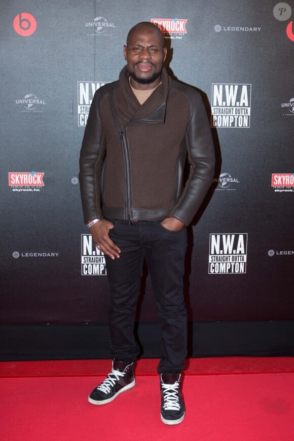 Kery James - Première du film "N.W.A. - Straight Outta Compton" à l'UGC ciné cité Bercy à Paris le 24 août 2015.