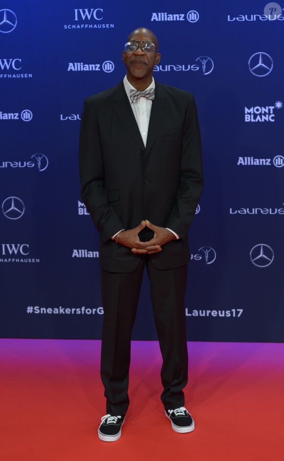 Edwin Moses lors de la soirée des Laureus World Sport Awards 2017 à Monaco le 14 février 2017. © Michael Alesi/Bestimage