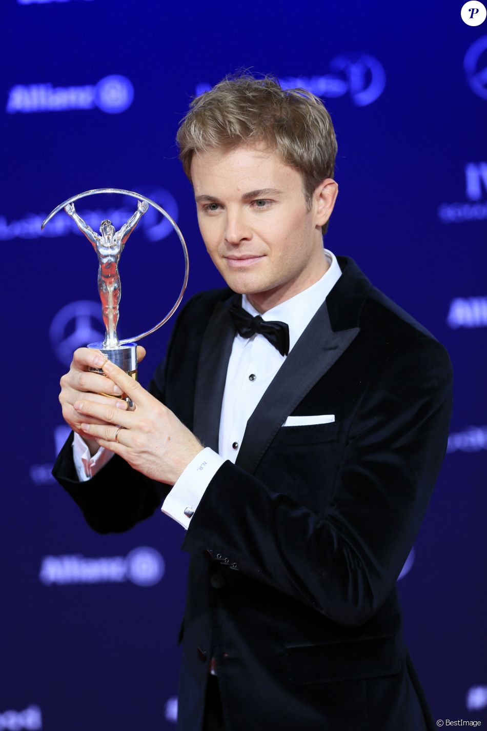 Nico Rosberg (révélation de l&#039;année) - Soirée des Laureus World Sport Awards 2017 à Monaco le 14 février 2017.  Laureus 2017 World Sports Awards red carpet in Monaco on february 14, 2017.14/02/2017 - Monte Carlo