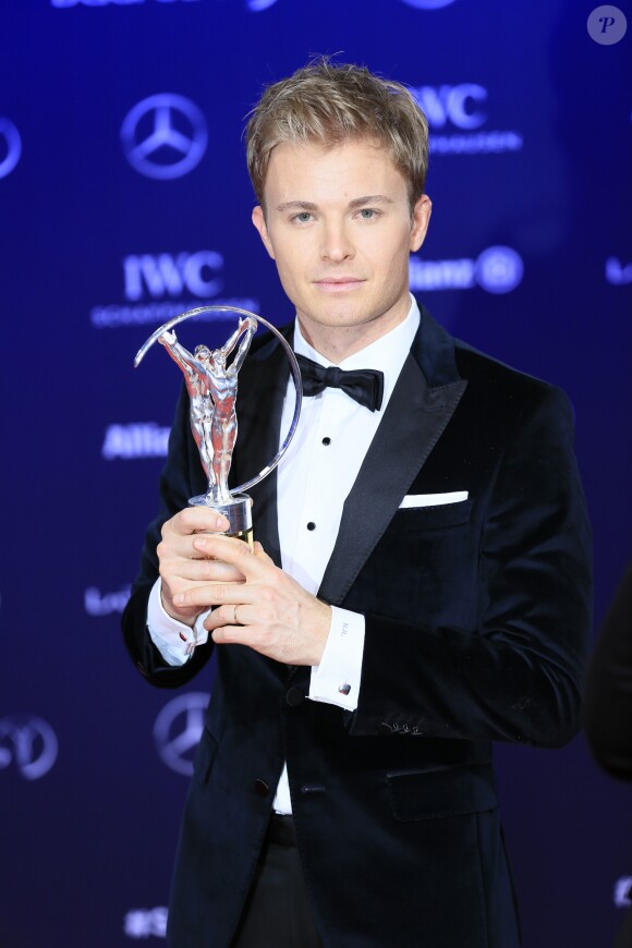 Nico Rosberg (révélation de l'année) - Soirée des Laureus World Sport Awards 2017 à Monaco le 14 février 2017.  Laureus 2017 World Sports Awards red carpet in Monaco on february 14, 2017.14/02/2017 - Monte Carlo