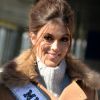 Miss Univers 2016 Iris Mittenaere et Miss USA 2016 Deshauna Barber sont allées se balader en bateau au départ du ponton 78 à New York, le 10 février 2017.