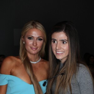 Paris Hilton, guest - People au défilé de mode Chiara Boni collection prêt-à-porter Automne Hiver 2017-2018 lors de la fashion week à New York, le 14 février 2017.  People at the Chiara Boni ready-to-wear Autumn/Winter 2017-2018 fashion show during the fashion week in New York, on February 14th 2017.14/02/2017 - New York