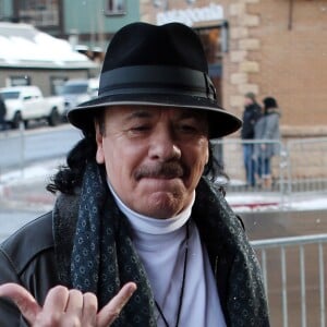 Carlos Santana - Les célébrités se baladent à Park City lors du Sundance Film Festival 2017 en Utah, le 20 janvier 2017