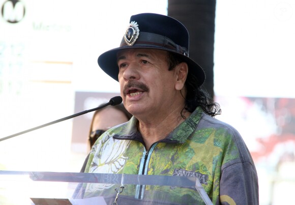 Carlos Santana - Le groupe Mana reçoit son étoile sur le Walk Of Fame à Hollywood, le 10 février 2016