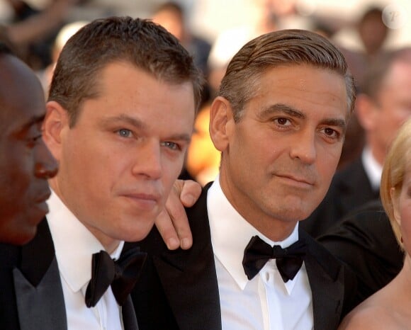 File photo dated 24/05/07 of Matt Damon (left) and George Clooney, who has confirmed he and his wife Amal are expecting twins, Matt Damon said. ... Amal Clooney pregnant ... 10-02-2017 ... Cannes ... France ... Photo credit should read: Ian West/PA Wire. Unique Reference No. 30051514 ... Issue date: Friday February 10, 2017. Damon said he fought back tears when his Ocean's Eleven co-star broke the news to him last year when Amal was just eight weeks' pregnant. See PA story SHOWBIZ Clooney. Photo credit should read: Ian West/PA Wire10/02/2017 - Cannes