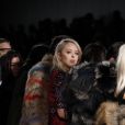 Tiffany Trump assiste au défilé de mode Dennis Basso collection prêt-à-porter Automne Hiver 2017-2018 lors de la fashion week à New York, le 14 février 2017.