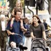 David Cameron, sa femme Samantha et leurs 3 enfants : Nancy, Ivan et Arthur. Londres, le 30 septembre 2006.