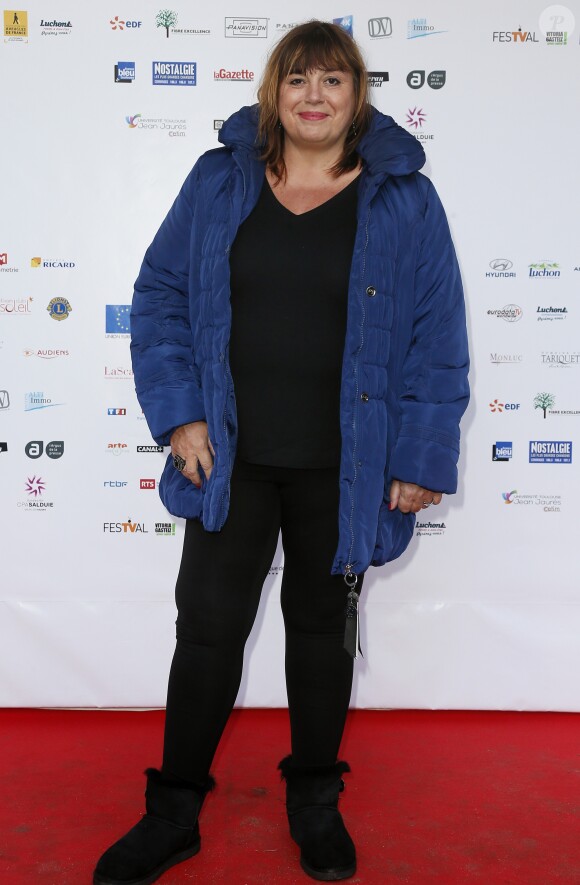 L' actrice Michèle Bernier pour " Acusé " lors du 18ème Festival des créations télévisuelles de Luchon, le 5 février 2016. © Patrick Bernard/Bestimage