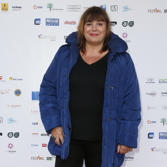 L' actrice Michèle Bernier pour " Acusé " lors du 18ème Festival des créations télévisuelles de Luchon, le 5 février 2016. © Patrick Bernard/Bestimage