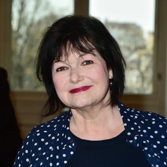 Maurane - Remise de la médaille Grand Vermeil de la Ville de Paris dans les salons de la Mairie à Michel Legrand à Paris. Le 22 janvier 2015