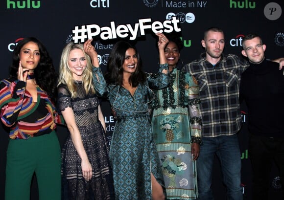 Johanna Braddy, Aunjanue Ellis, Priyanka Chopra, Jake McLaughlin à la PaleyFest 'Quantico' à New York, le 17 octobre 2016.