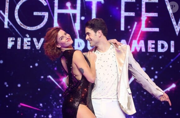 Exclusif - Fauve Hautot (Stéphanie) et Nicolas Archambault (Tony) - Filage de la comédie musicale "Saturday Night Fever" au Palais des Sports de Paris le 8 février 2017. La comédie musicale sera jouée du 9 février 2017 au 30 avril 2017. © Dominique Jacovides/ Bestimage