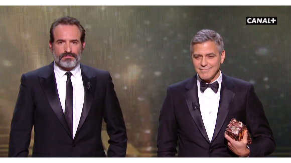 César 2017 : George Clooney complice de Jean Dujardin et so in love d'Amal