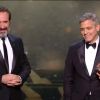 George Clooney livre un message de paix et dézingue Donald Trump.
