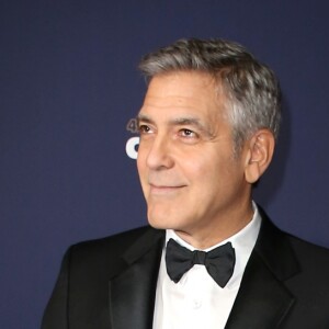 George Clooney et sa femme Amal Alamuddin-Clooney (enceinte) arrivant à la 42e cérémonie des César à la Salle Pleyel à Paris le 24 février 2017. © Olivier Borde / Dominique Jacovides / Bestimage